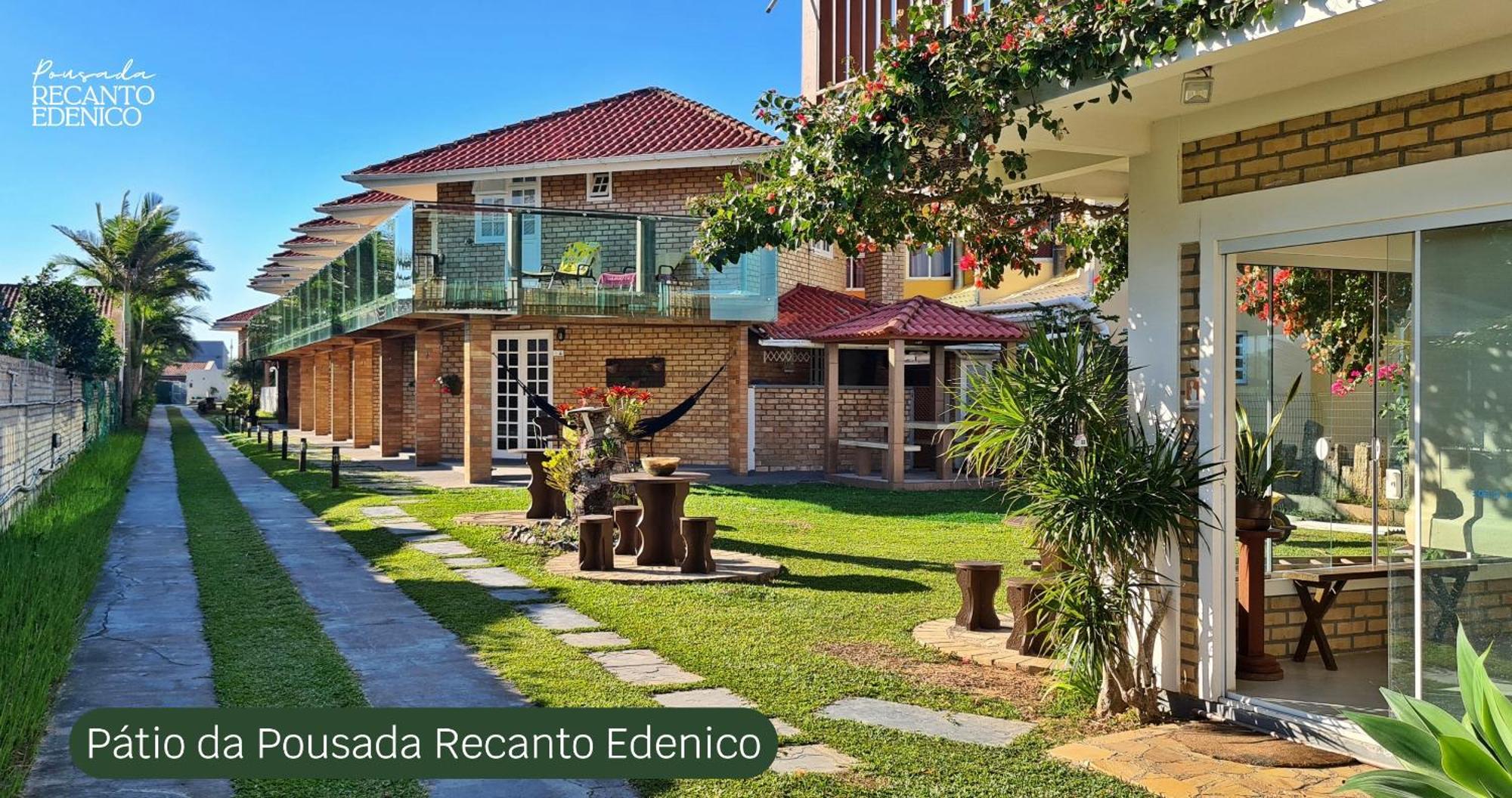 Pousada Recanto Edenico - A Beira Mar Da Praia Ponta Do Papagaio, Palhoca Sc Exterior foto